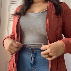 Terracotta light weight jacket